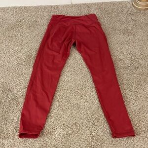 Alphalete Bold Red Leggings